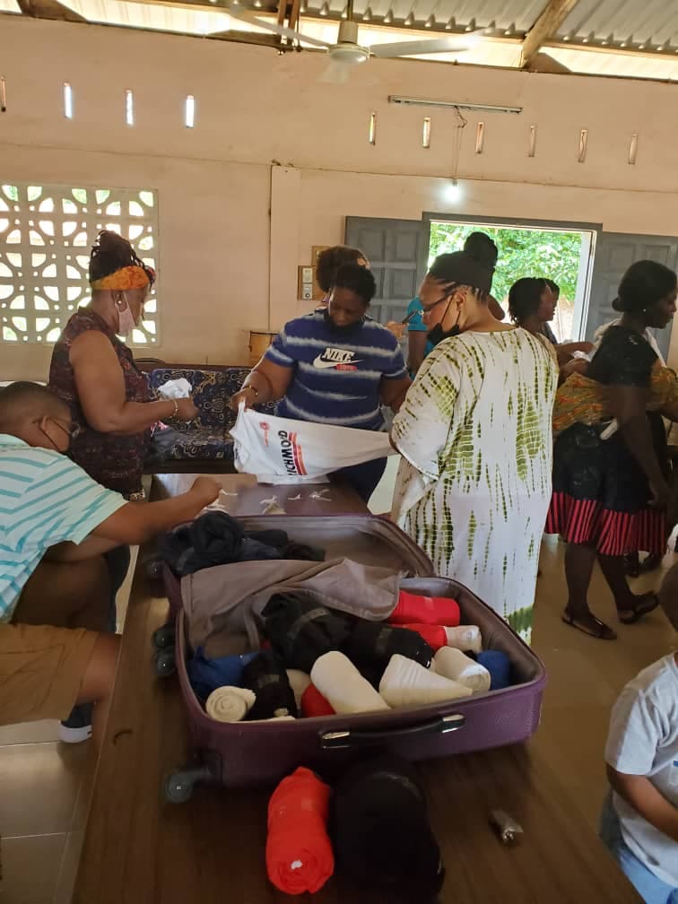 Organizing supplies for distribution